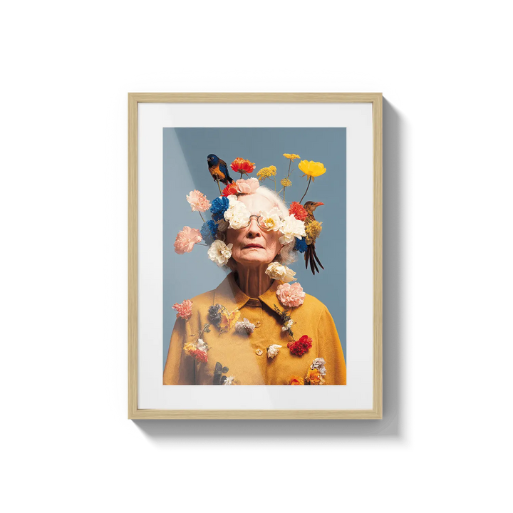 Floral Portrait Muse Flora Queen Flora Queen
